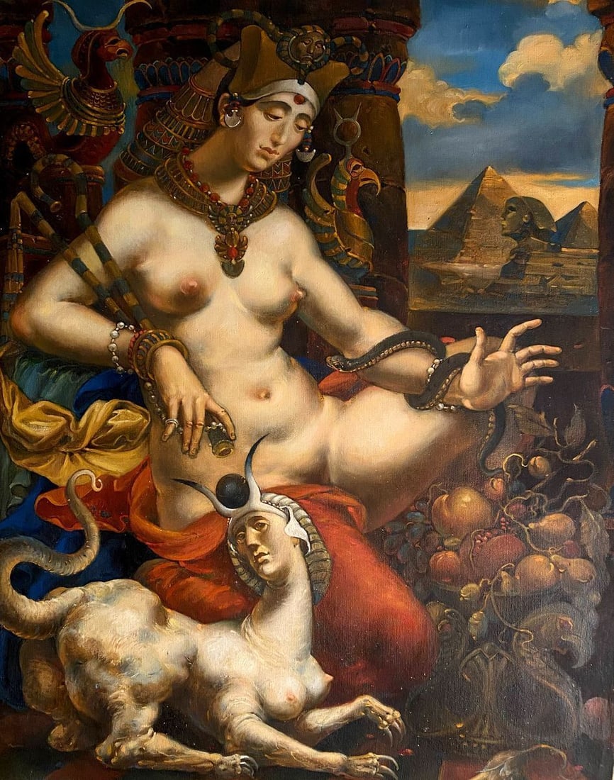 Oil painting Cleopatra Litvinov Oleg Arkad'yevich (1 of 12)