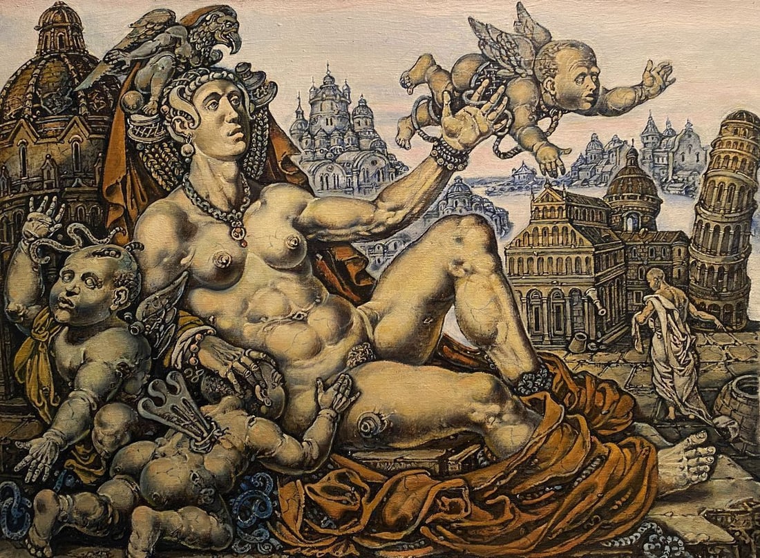 Oil painting Venus of the 20th century Litvinov Oleg Arkad'yevich (1 of 12)