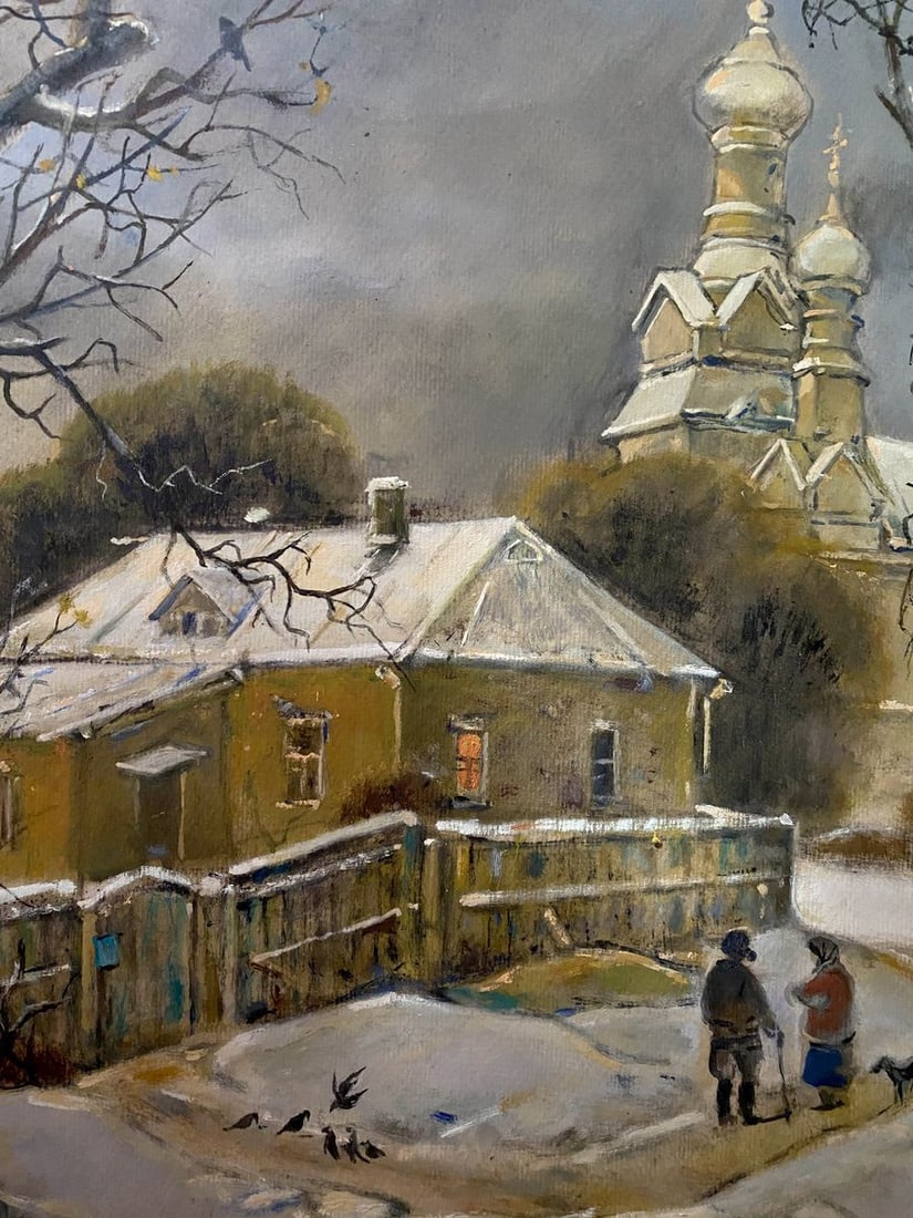 Oil painting In winter 2013 Litvinov Oleg Arkad'yevich - 4