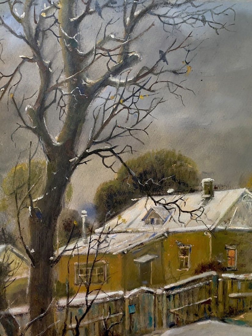 Oil painting In winter 2013 Litvinov Oleg Arkad'yevich - 8