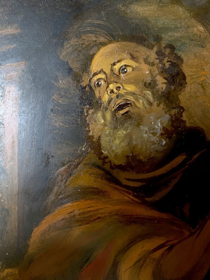Oil painting Denial of the Apostle Peter Alexander Arkadievich Litvinov - 2
