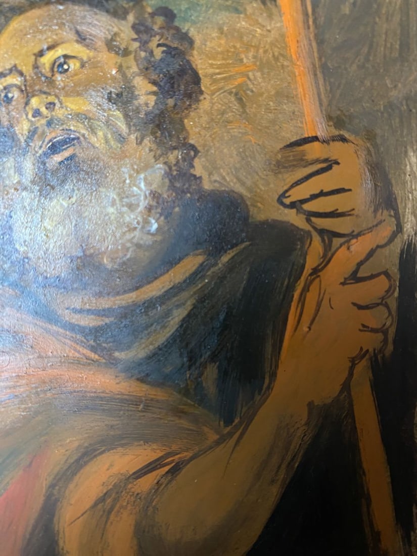 Oil painting Denial of the Apostle Peter Alexander Arkadievich Litvinov - 5