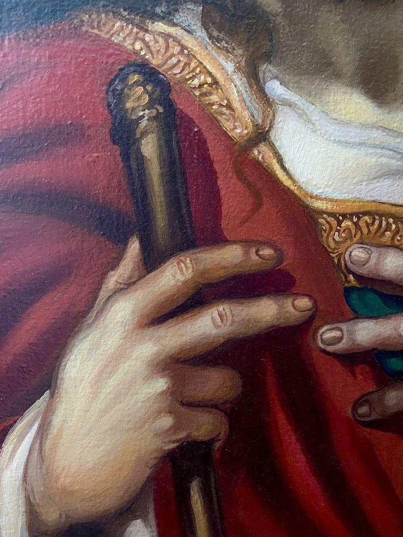 Oil painting Jesus Christ Alexander Arkadievich Litvinov - 4