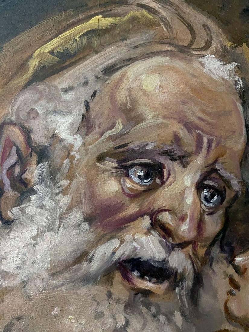 Oil painting Candlemas Alexander Arkadievich Litvinov - 7