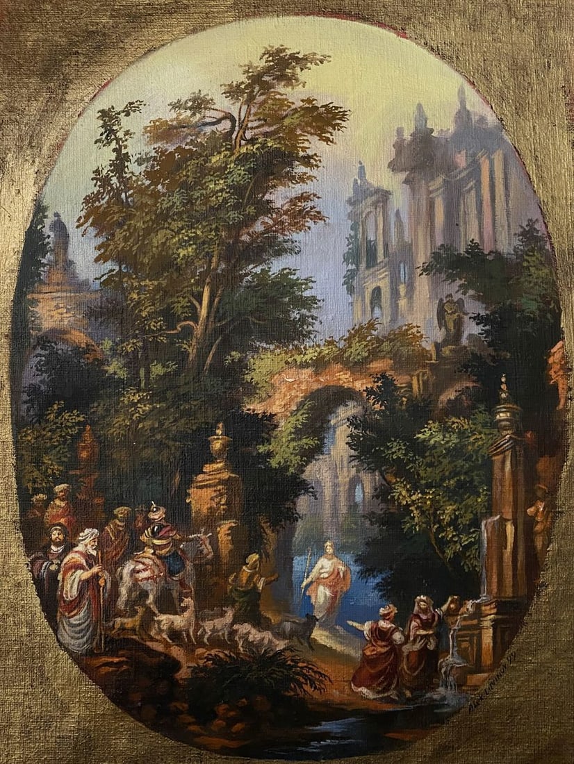 Oil painting Phenomenon Alexander Arkadievich Litvinov: Title: Oil painting Phenomenon Alexander Arkadievich Litvinov Description: NoLitv 127 *** ABOUT THIS PAINTING *** * TITLE: "Phenomenon" * ARTISTS: Alexander Arkadievich Litvinov * SIZE: 28x37