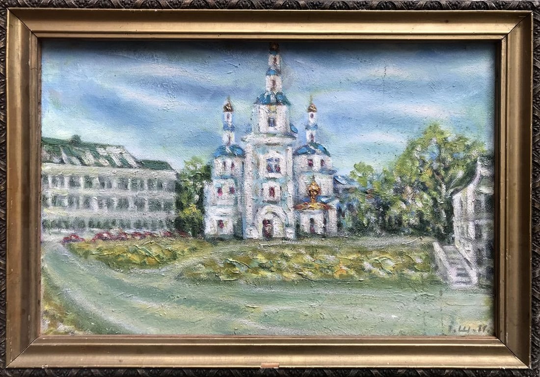 Oil painting Resurrection Church Shapoval Ivan Leontyevich (1 of 10)