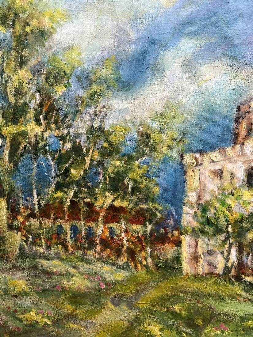 Oil painting Church in Ryabushki Shapoval Ivan Leontyevich - 5