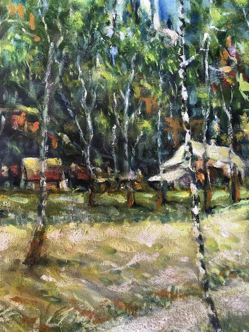 Oil painting Sumy birches Shapoval Ivan Leontyevich - 9
