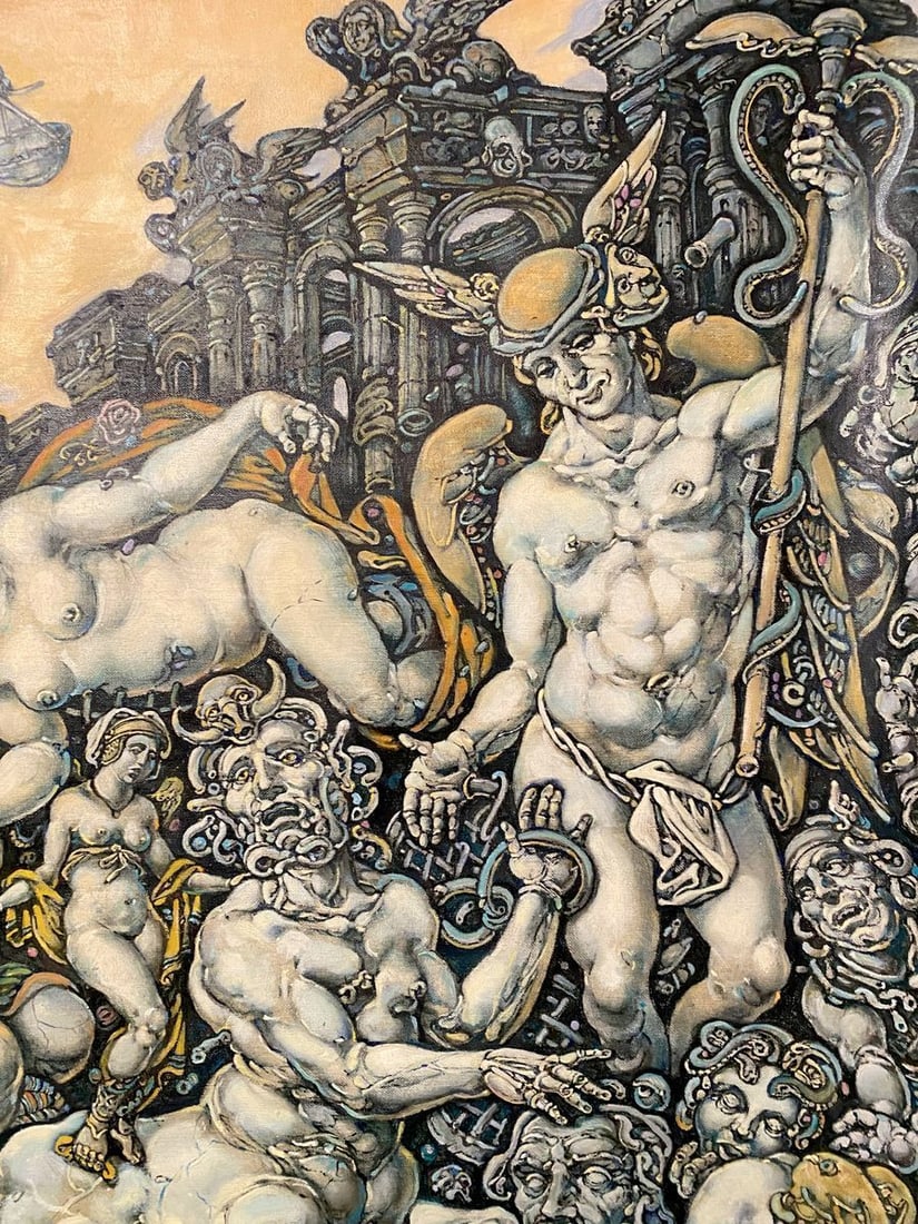 Oil painting Apotheosis of Leda Litvinov Oleg Arkad'yevich - 3