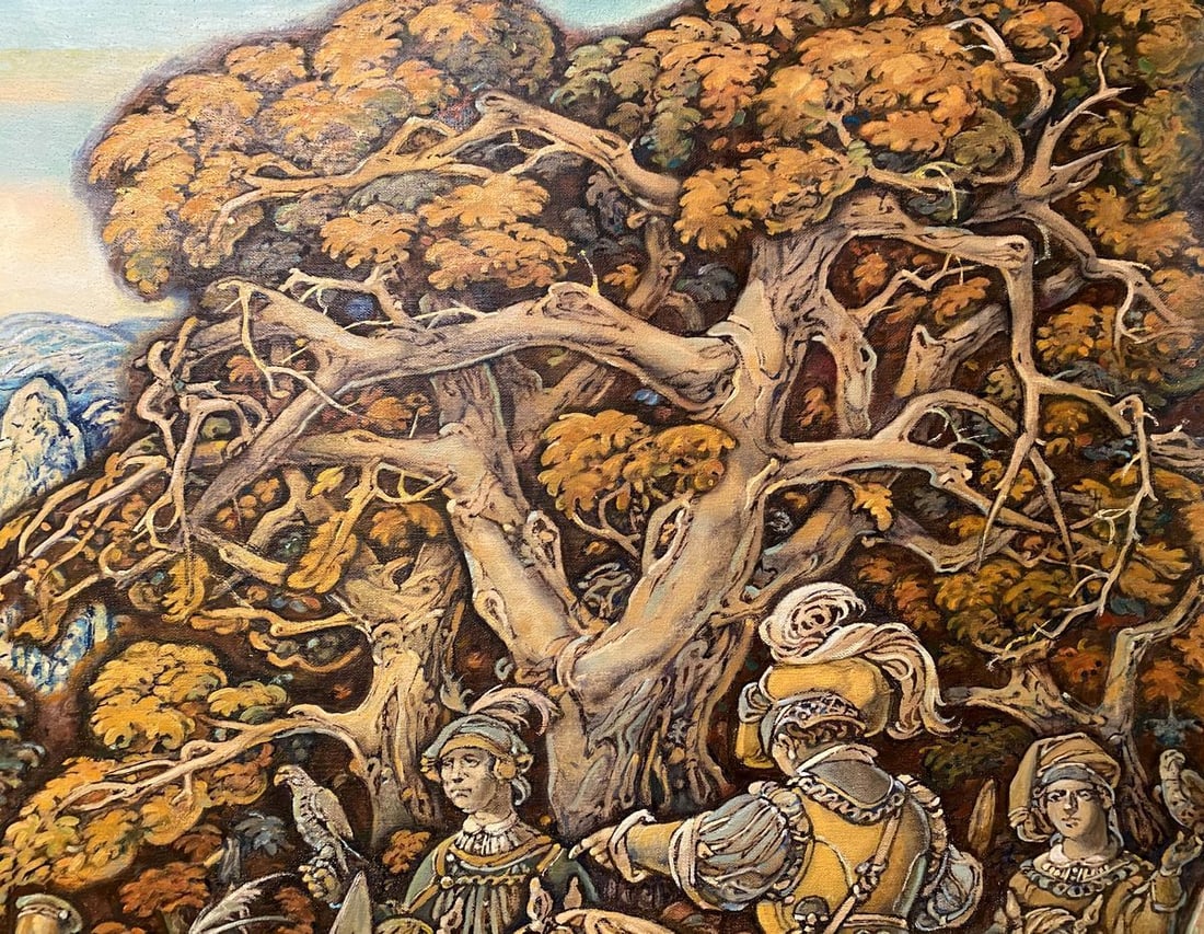 Oil painting Hunting Litvinov Oleg Arkad'yevich - 4