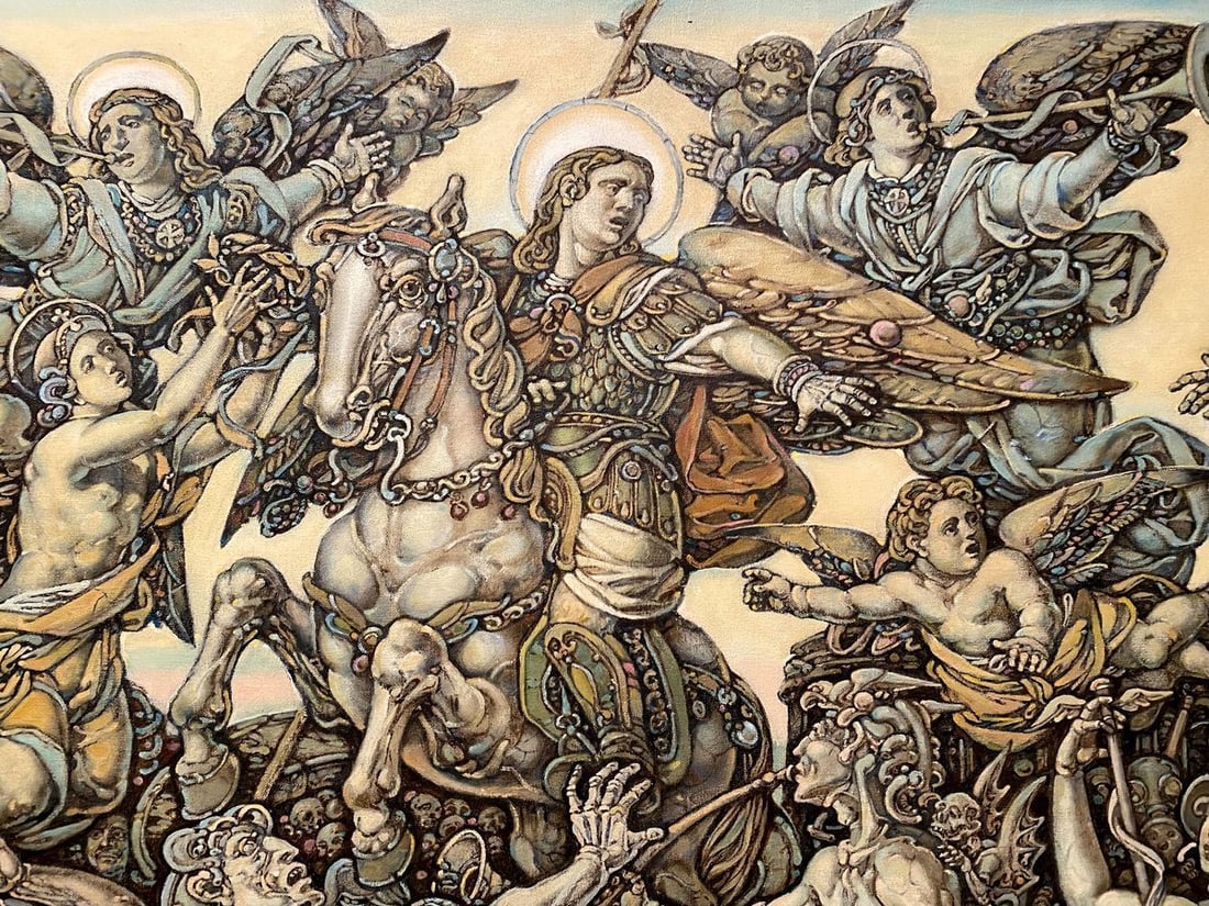 Oil painting Triumph of Saint George Litvinov Oleg Arkad'yevich - 6