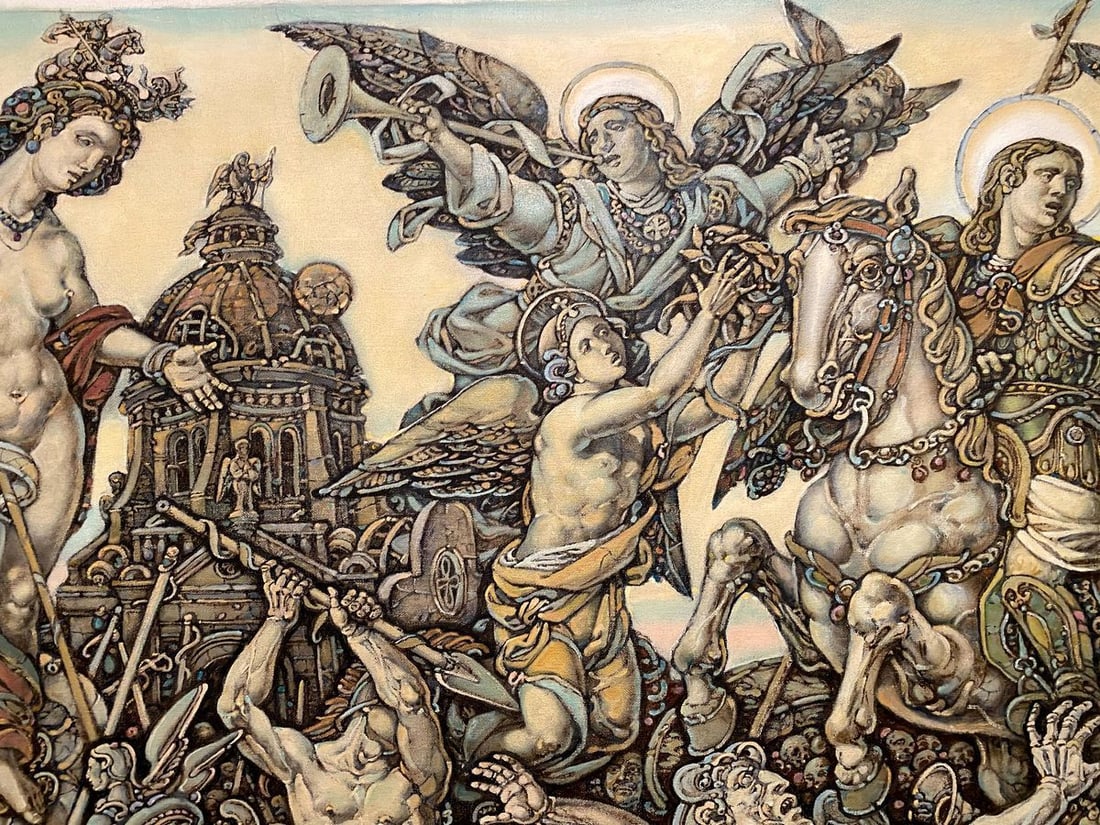 Oil painting Triumph of Saint George Litvinov Oleg Arkad'yevich - 8