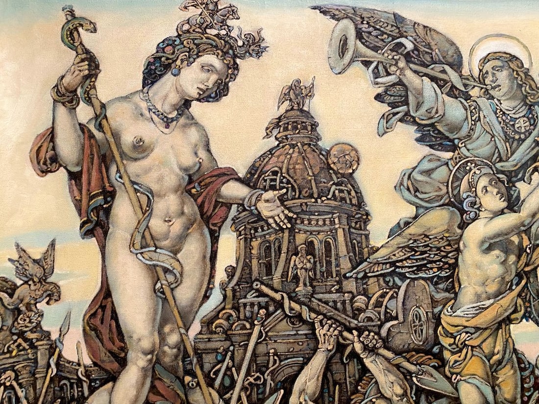 Oil painting Triumph of Saint George Litvinov Oleg Arkad'yevich - 9