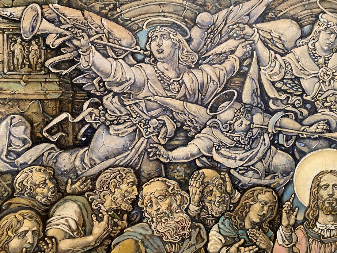Oil painting The last supper Litvinov Oleg Arkad'yevich - 10