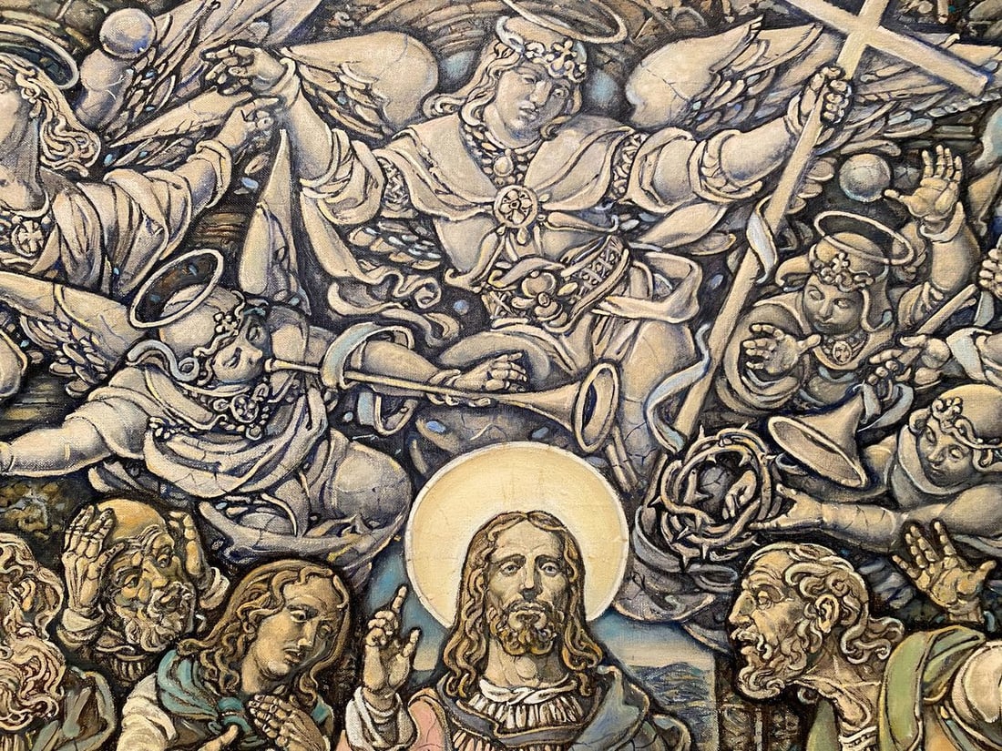 Oil painting The last supper Litvinov Oleg Arkad'yevich - 12