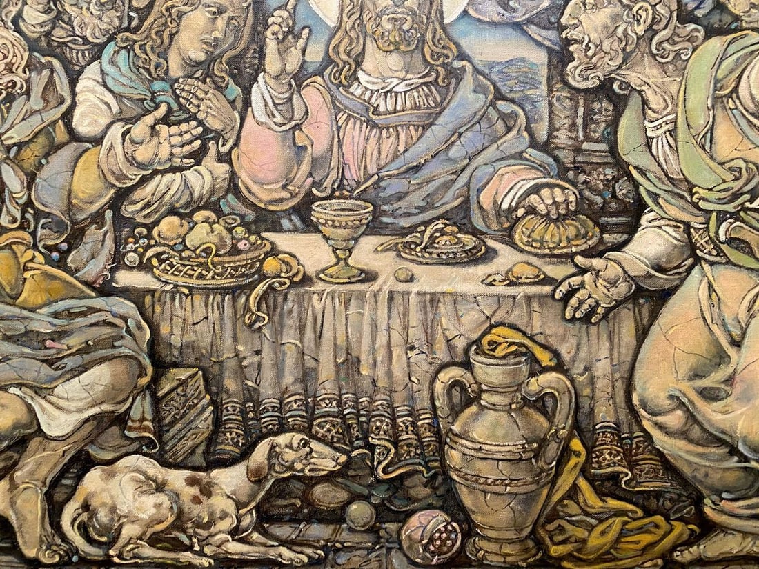 Oil painting The last supper Litvinov Oleg Arkad'yevich - 13