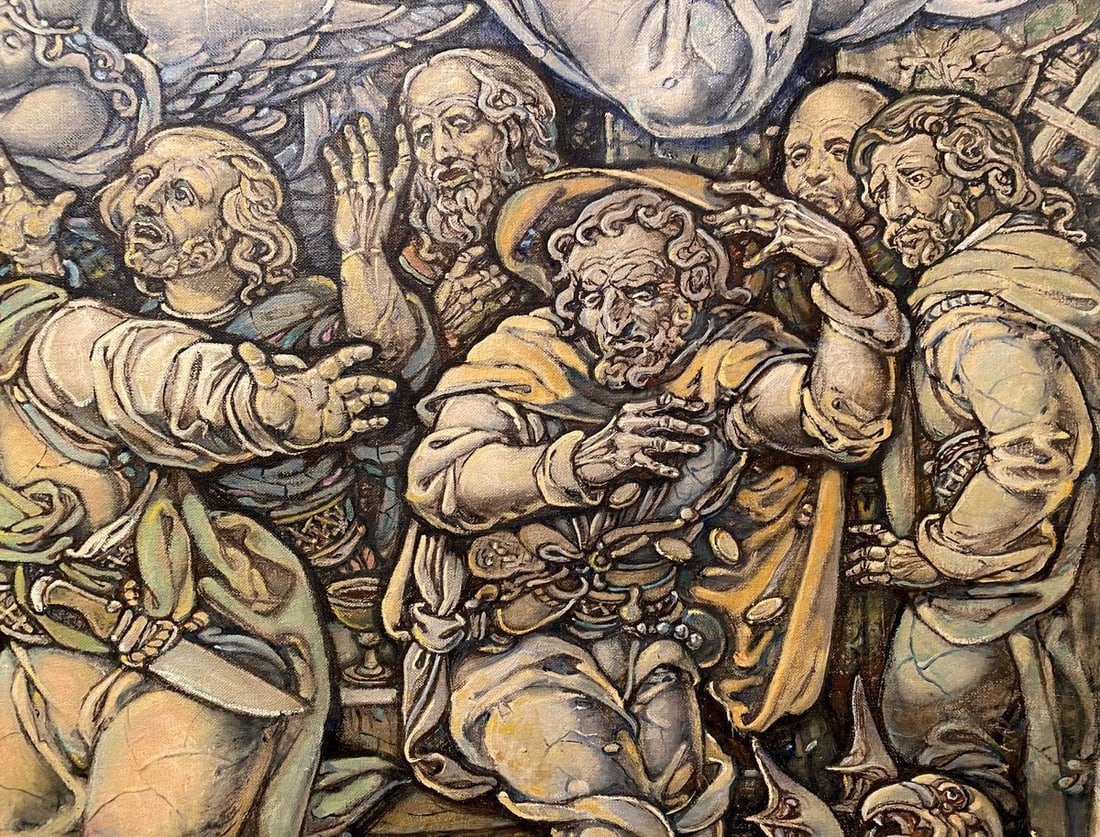 Oil painting The last supper Litvinov Oleg Arkad'yevich - 3