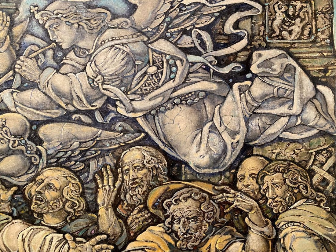 Oil painting The last supper Litvinov Oleg Arkad'yevich - 4