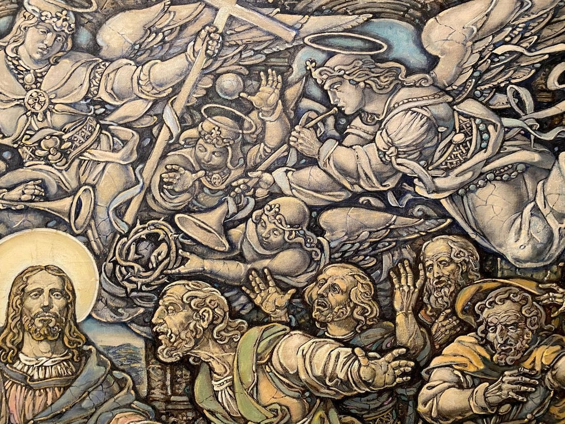 Oil painting The last supper Litvinov Oleg Arkad'yevich - 5