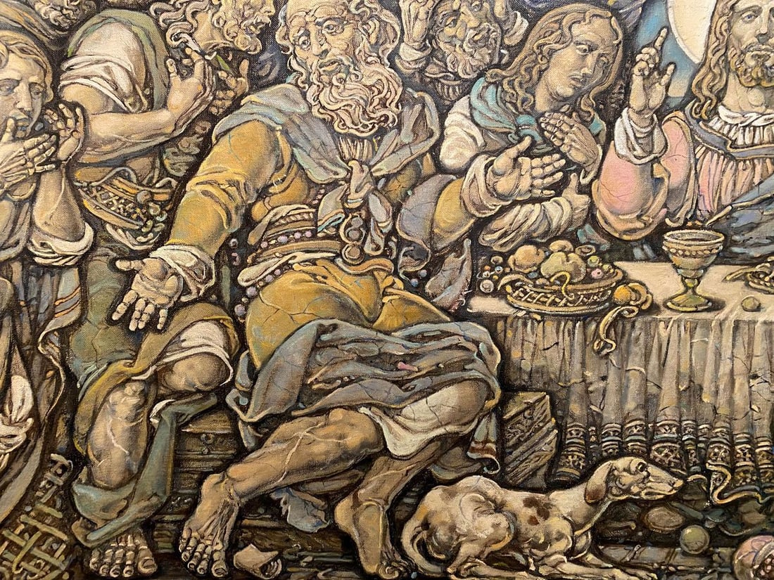 Oil painting The last supper Litvinov Oleg Arkad'yevich - 8