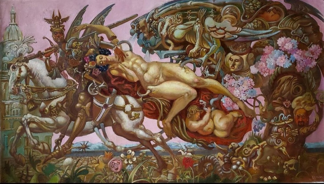 Oil painting dreams Litvinov Daniil Olegovich: Title: Oil painting dreams Litvinov Daniil Olegovich Description: NoLitv 1060 *** ABOUT THIS PAINTING *** * TITLE: "dreams" * ARTISTS: Litvinov Daniil Olegovich * SIZE: 66x115,5 cm/' 25.98x45.47 inche