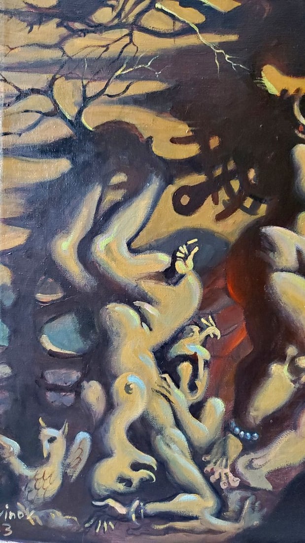 Oil painting The Last Judgment of Paris Litvinov Daniil Olegovich - 3