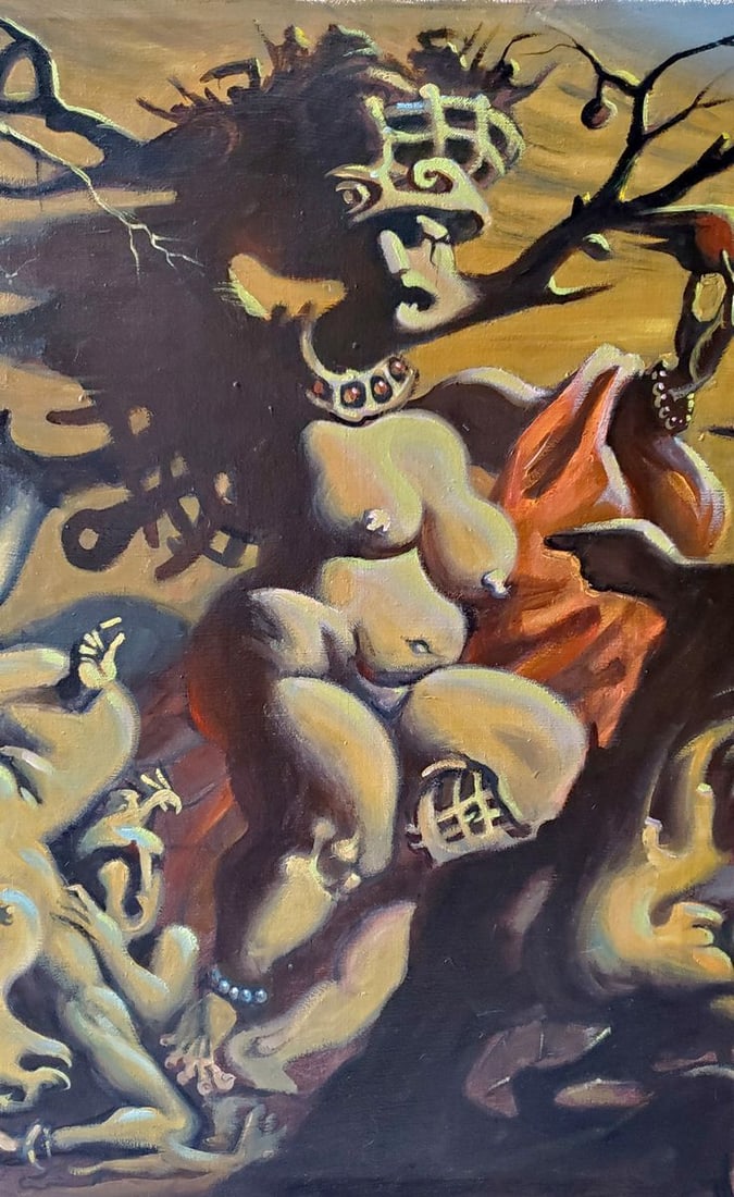Oil painting The Last Judgment of Paris Litvinov Daniil Olegovich - 4