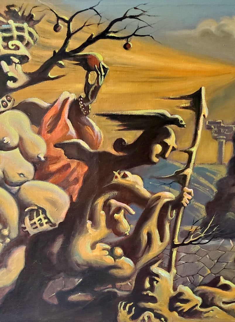 Oil painting The Last Judgment of Paris Litvinov Daniil Olegovich - 5