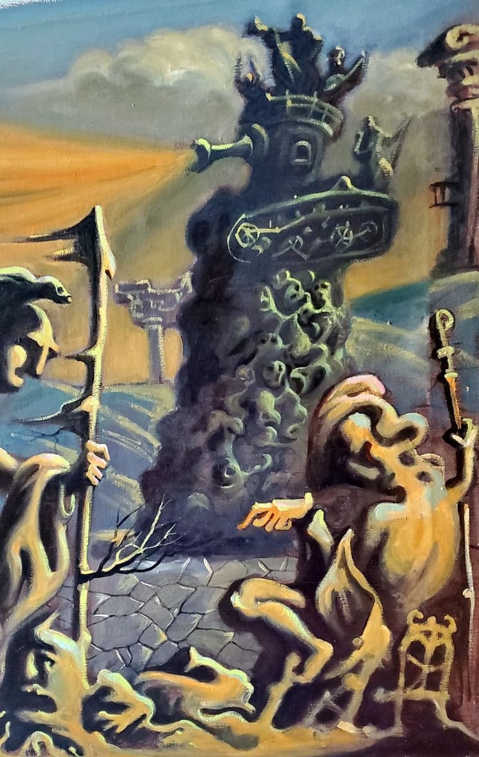 Oil painting The Last Judgment of Paris Litvinov Daniil Olegovich - 6