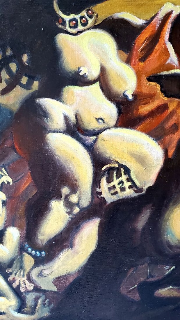 Oil painting The Last Judgment of Paris Litvinov Daniil Olegovich - 8