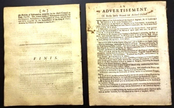 1686 English Reformation Anglican Pamphlets - 2