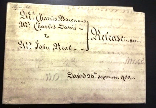 1788 Large Vellum Indenture Red Wax Seals - 2