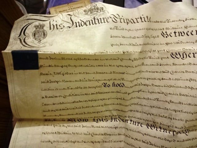 1788 Large Vellum Indenture Red Wax Seals - 4