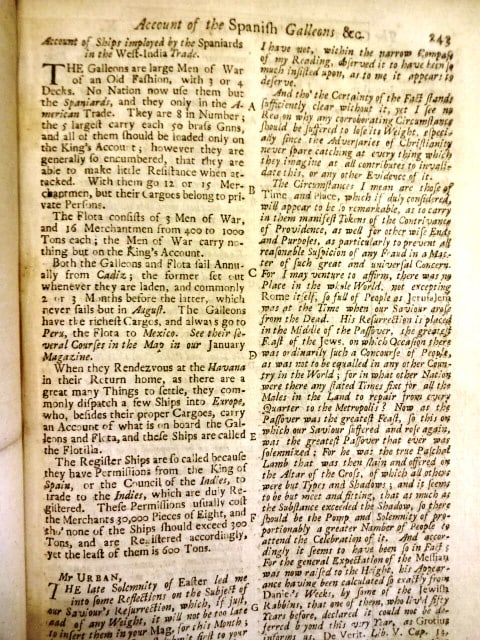 1740 Gentlemans Magazine West Indies - 2