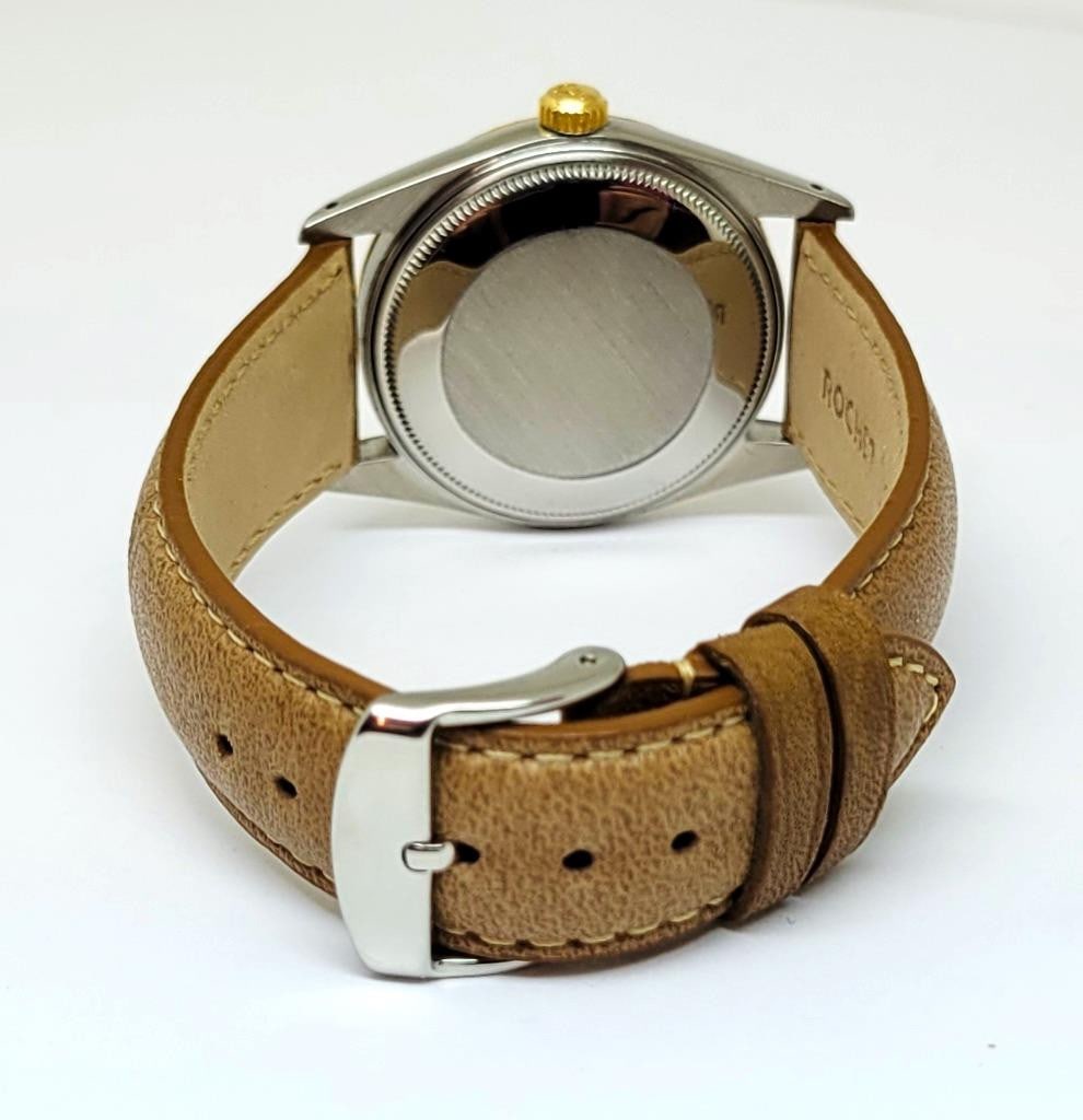 Vintage Steel/18K Mens ROLEX OYSTER DATE Automatic Watch c.1984 Ref 15053* EXLNT - 7
