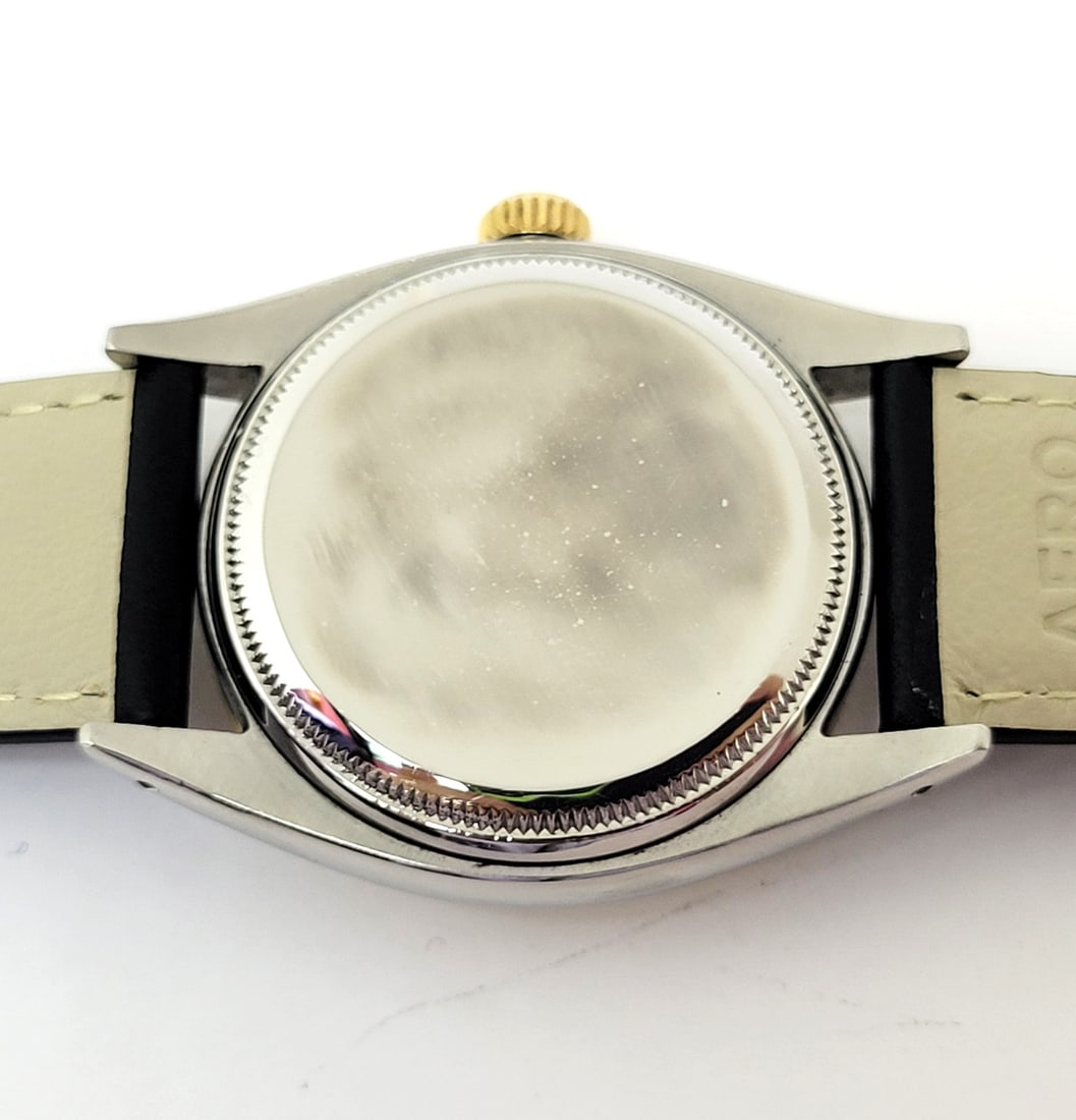 Vintage Steel/18K Men's ROLEX OYSTER PERPETUAL Automatic Watch c.1959 Ref 6582 - 10