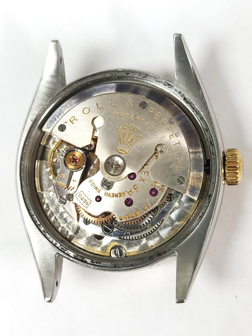 Vintage Steel/18K Men's ROLEX OYSTER PERPETUAL Automatic Watch c.1959 Ref 6582 - 11