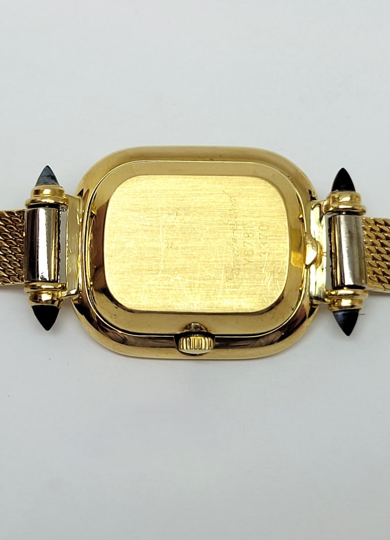 Vintage Ladies Solid 18k BUECHE-GIROD Winding Watch Diamond Dial* Ref Y6718 RARE - 10