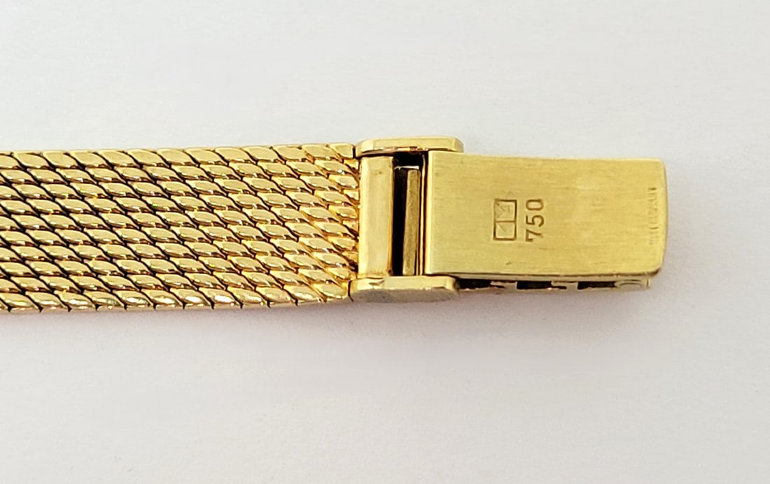 Vintage Ladies Solid 18k BUECHE-GIROD Winding Watch Diamond Dial* Ref Y6718 RARE - 14