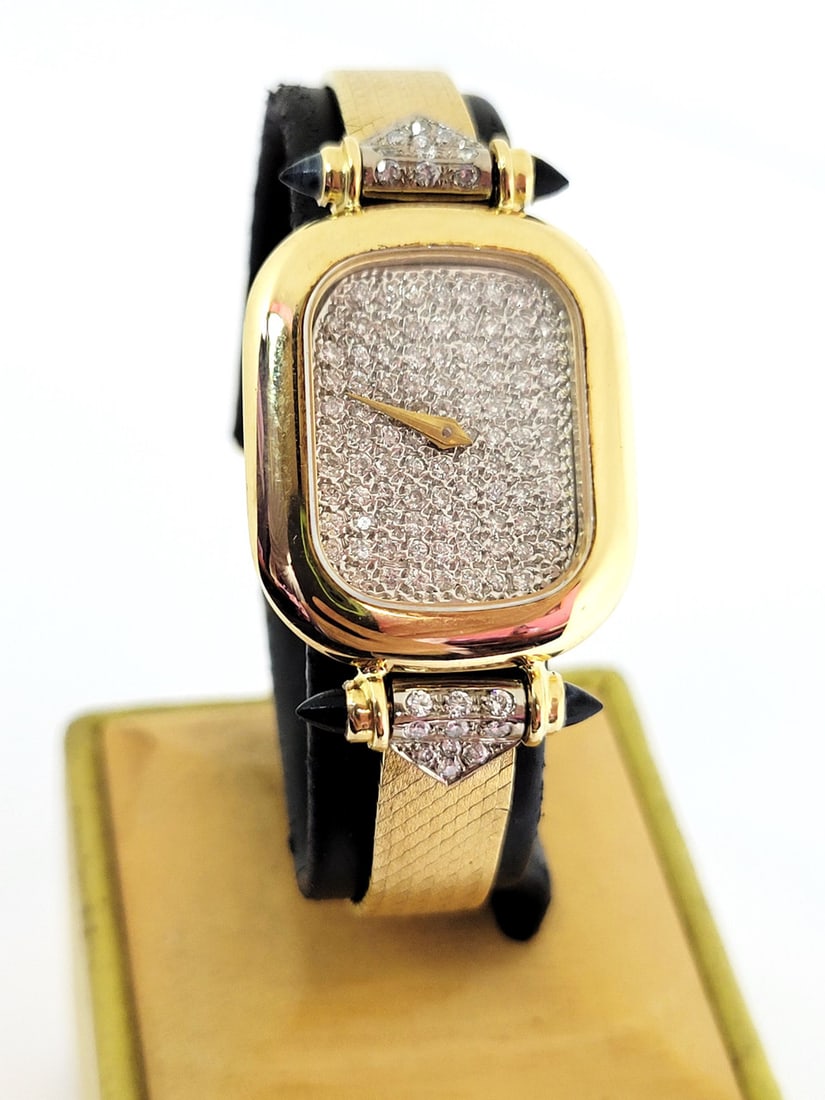 Vintage Ladies Solid 18k BUECHE-GIROD Winding Watch Diamond Dial* Ref Y6718 RARE: Vintage Ladies Solid 18k BUECHE-GIROD Winding Watch Diamond Dial* Ref Y6718 RARE ? Great present for yourself or someone you love, as well as for vintage collectors or enthusiasts! Rare Model! * Solid