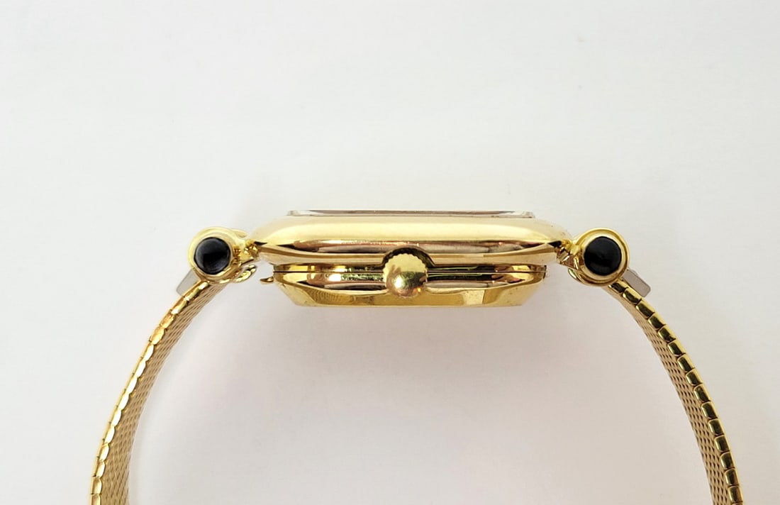 Vintage Ladies Solid 18k BUECHE-GIROD Winding Watch Diamond Dial* Ref Y6718 RARE - 7