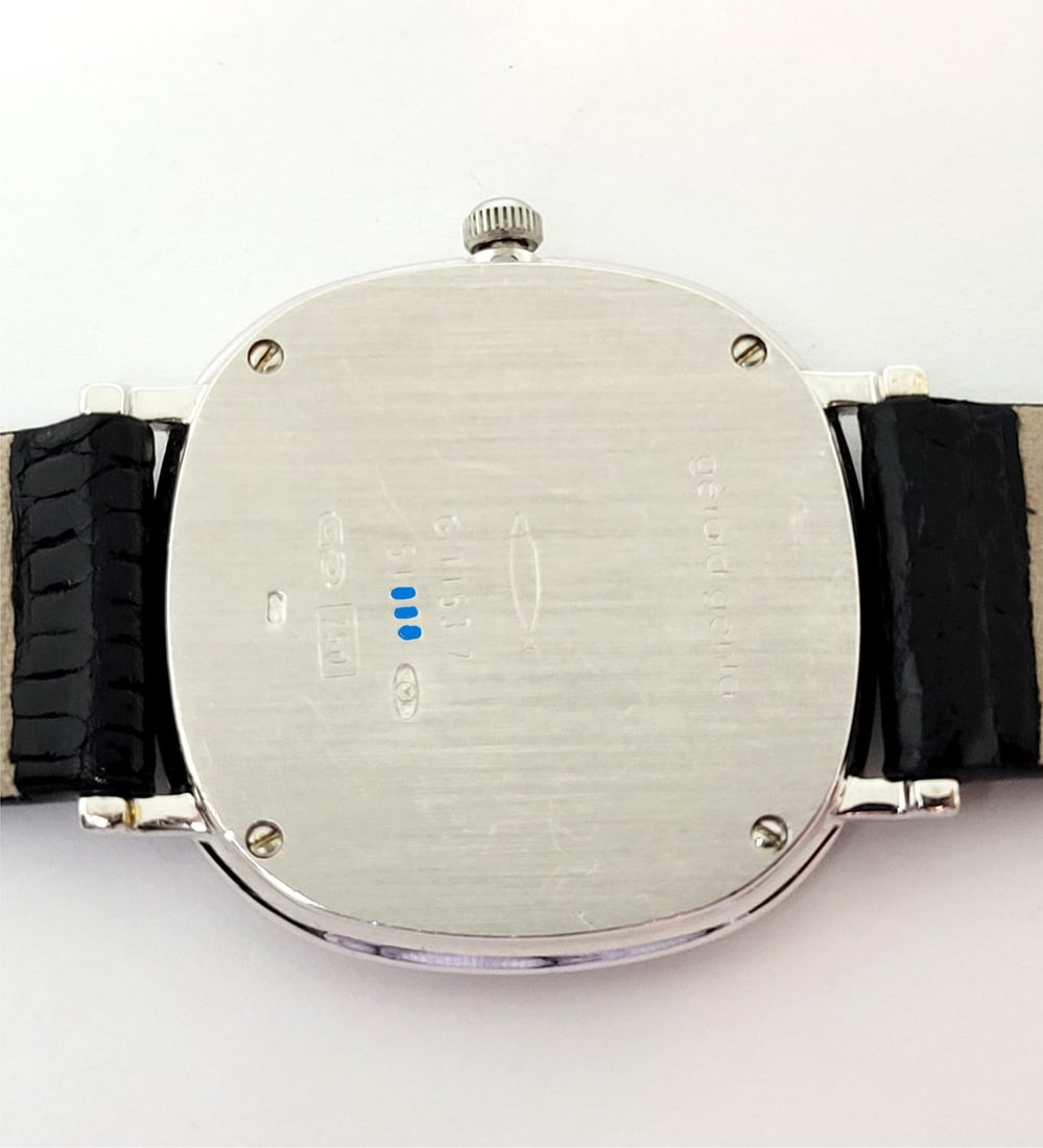Solid 18k White Gold GERALD GENTA Unisex Watch G1153.7 with 2.4 ct Diamonds RARE - 10