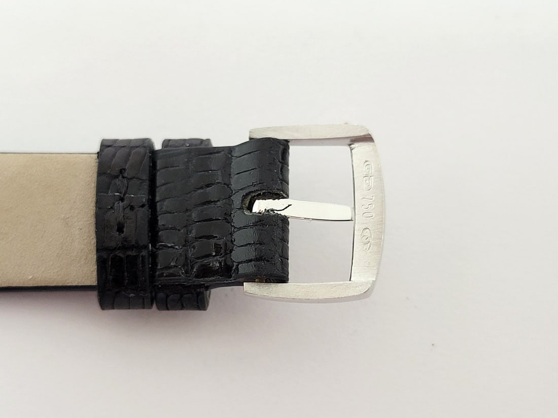 Solid 18k White Gold GERALD GENTA Unisex Watch G1153.7 with 2.4 ct Diamonds RARE - 11