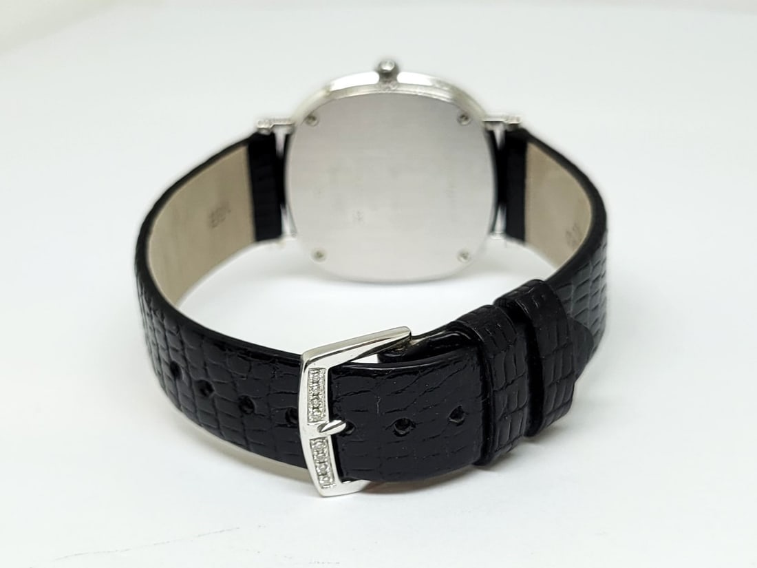 Solid 18k White Gold GERALD GENTA Unisex Watch G1153.7 with 2.4 ct Diamonds RARE - 5