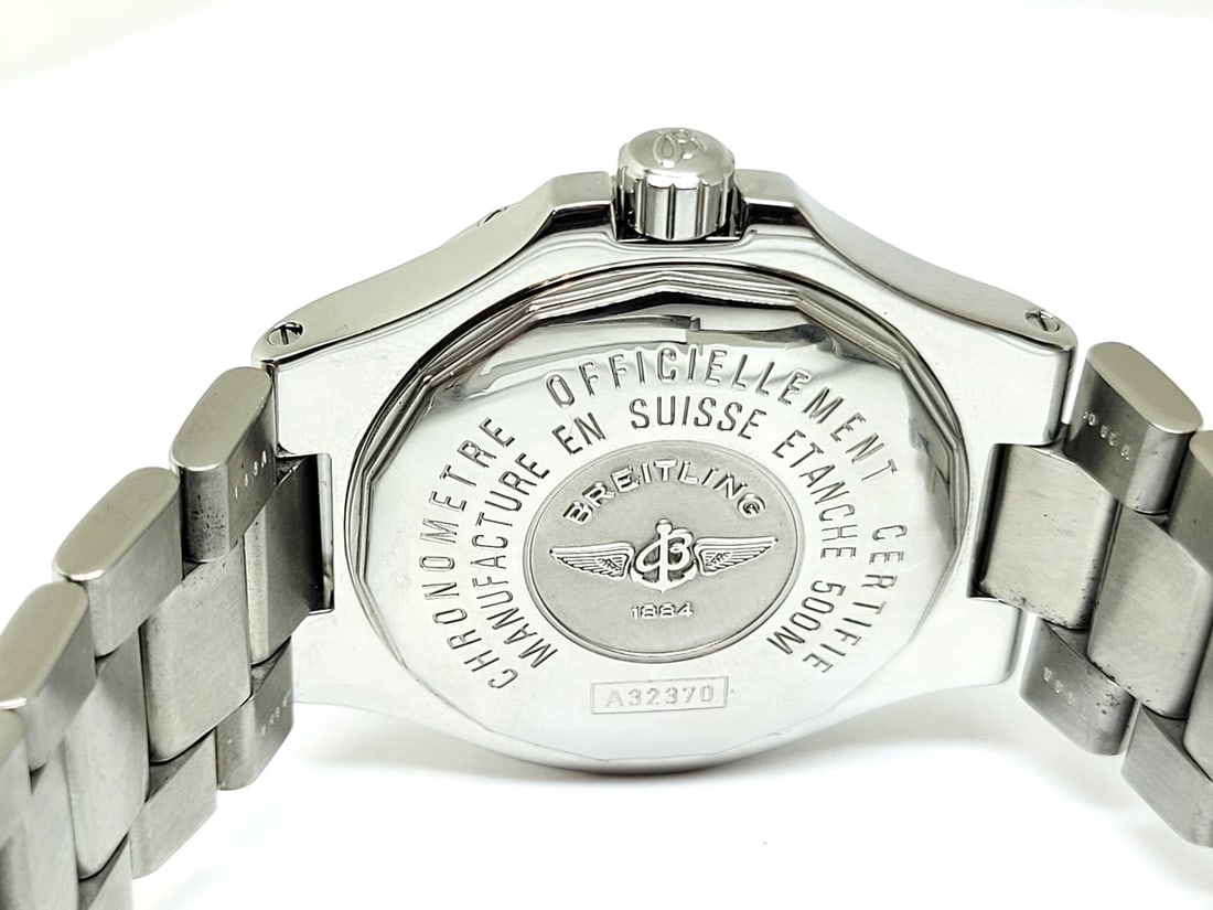 Men's BREITLING COLT GMT Automatic CHRONOMETRE 500m/1650ft Watch A32370* EXLNT - 9