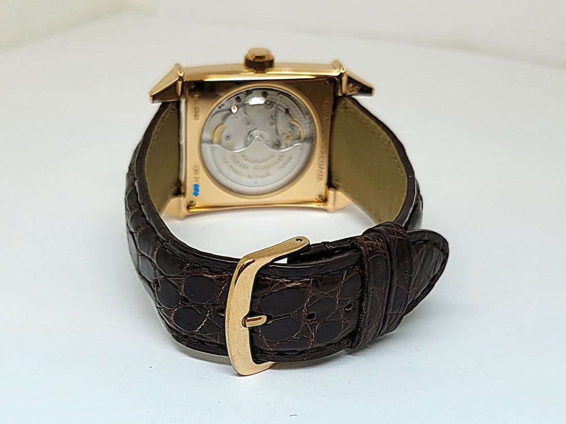 Solid 18k Rose GIRARD PERREGAUX 1945 POWER RESERVE Ref 2585 Men's Automatic Watch - 5