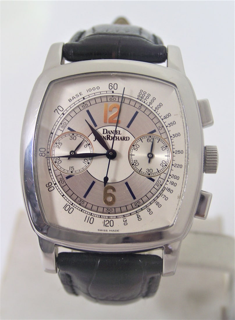 Mens S/Steel DANIEL JAENRICHARD Chronograph Automatic watch Ref 30016* EXLNT: Mens S/Steel DANIEL JAENRICHARD Chronograph Automatic watch Ref 30016* EXLNT This Men's DANIEL JAENRICHARD watch is Swiss made Great present for someone you love or yourself! - Reference # 30016 - Sta