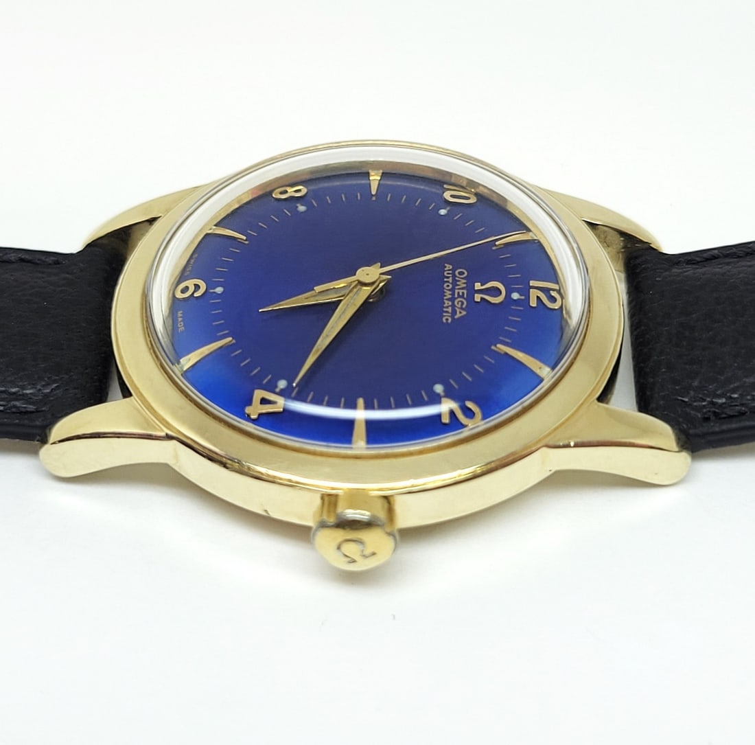 Vintage Solid 14k Gold OMEGA GX6546 Automatic Watch Cal 500 c.1958* EXLNT - 6