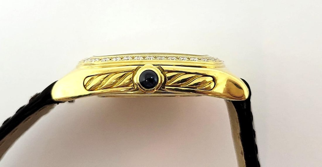 Ladies Solid 18k DAVID YURMAN Watch Ref T304-XS88 with Diamonds & MOP Dial EXLNT - 6