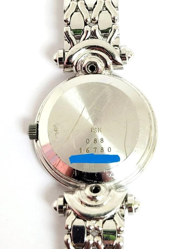 Vintage 18k White Gold BAUME & MERCIER Ladies Watch 16780 with Diamonds* EXLNT - 11